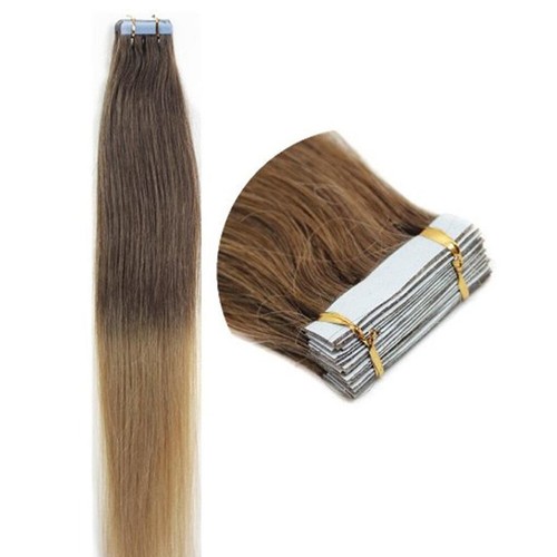Extensiones de Cabello Humano Adhesivo Invisible Piel Tramas Grueso Cabello Real Remy - Imagen 132 de 143