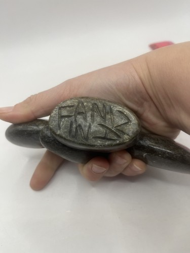 Figura abstracta firmada Fanizani Akuda (1932-2011) piedra jabonosa Shona - Imagen 7 de 7
