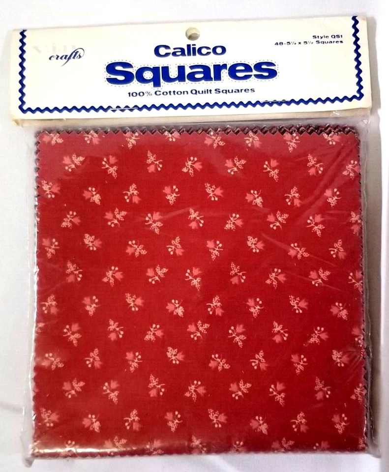 Kit de artesanía de edredón 88 patchwork Calico cuadrados a granel nuevo sellado Country Fair 5,5" cuadrado Foto 2 de 4