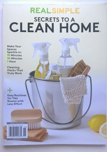  Real  Simple  Magazine  Special Edition Secrets to a Clean 