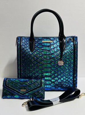 Brahmin Caroline Stunning Emerald Lulia Handbag & Matching  display picture 1