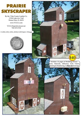 BUILDING A MODEL OF A FARM TOWN GRAIN ELEVATOR - Booklet for largescale modelers