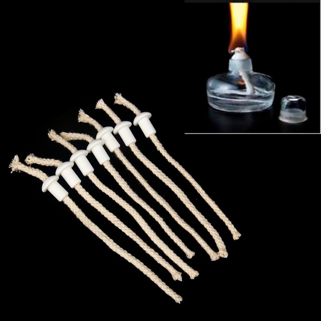 7 Ceramic Holders for Tiki Torch Wine Bottle Oil Lamp Cotton Kerosene
