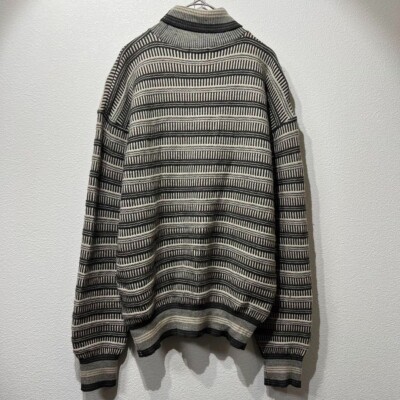 Vintage 90's LQ Y's for men Yohji Yamamoto Wool Striped Turtleneck