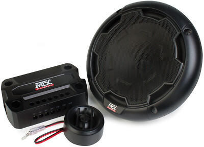 MTX AUDIO THUNDER61 COMPONENT 6.5 SPEAKERS 4-OHM WOOFER TWEETER FREE SHIPPING