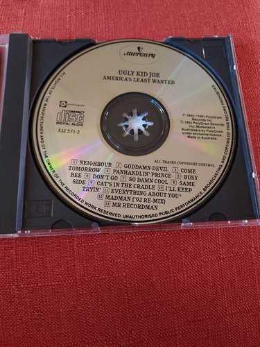America's Least Wanted by Ugly Kid Joe 13 Track CD Free Post - Picture 3 of 4