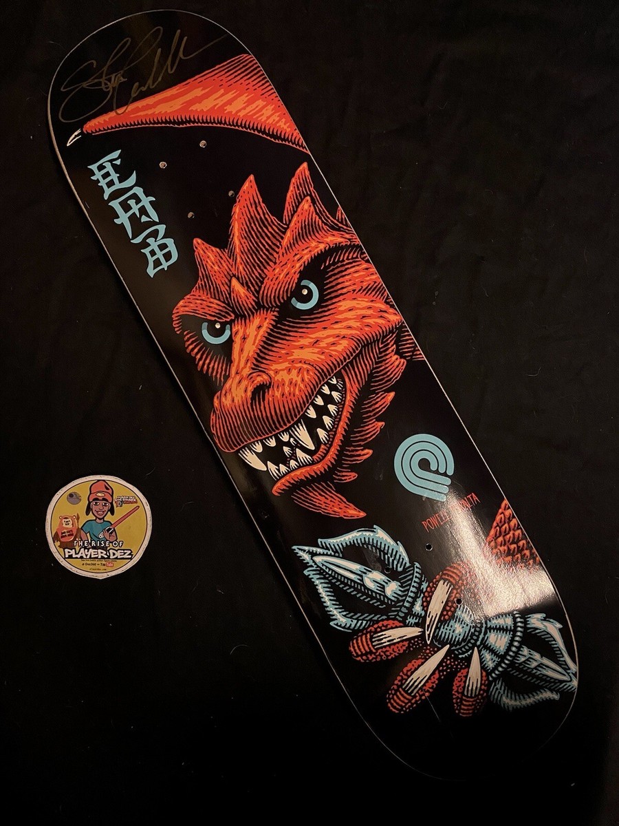 RARE GOLD SIGNED Steve Caballero Black Red Dragon Powell Peralta