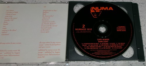 Dark Light Original (NUMA RECORDS) Issue CD Gary Numan 1995 - Imagen 5 de 9