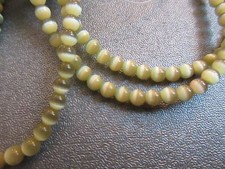 Olive Cat's Eye Round 3mm Beads 130pcs