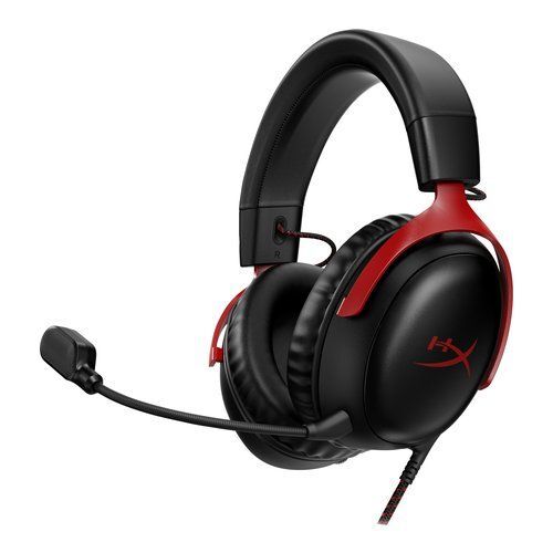 Cuffie HyperX Cloud III Rosso/Nero | Comfort Supremo per Casa e Viaggio