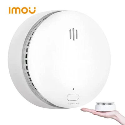 Imou Rilevatore di Fumo con Batteria 10 Anni Allarme Antincendio App-Supporta Avvisatore di Fumo