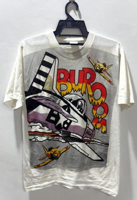 VINTAGE 80s ROY LICHTENSTEIN JET FIGHTER FIFTH COLUMN PUNK ROCK 