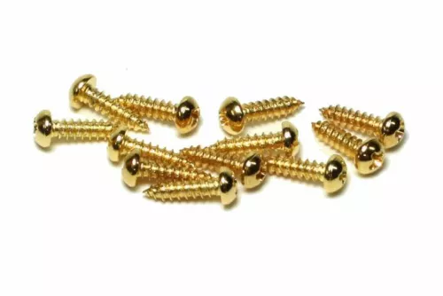#3 X 3/8" (9.5mm) Tuner Machine Screws For Fender/Gibson Guitars - Qty 12
