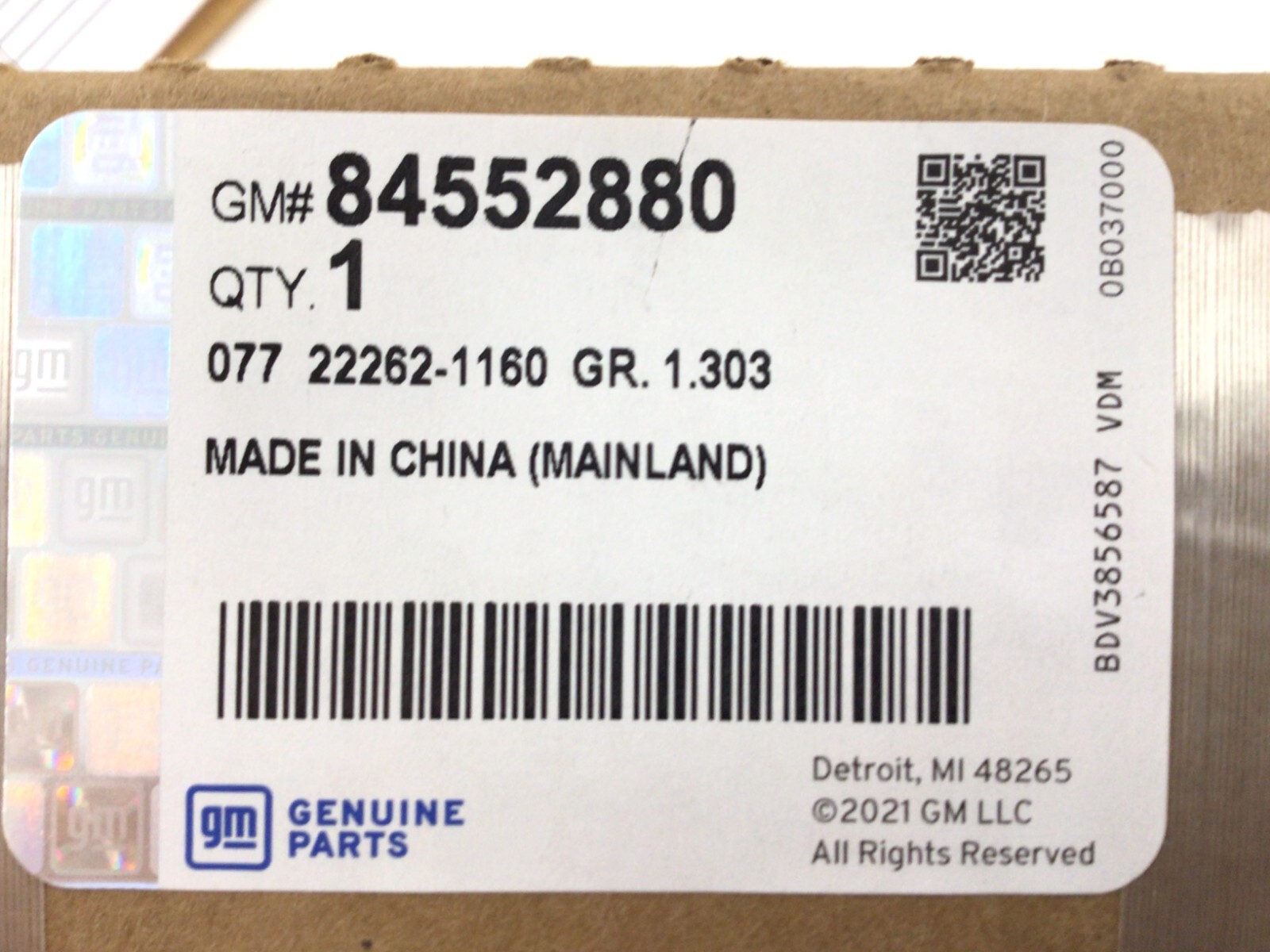 21-23 Cadillac CT4 V / Sport Crest Emblems In Monochrome - GM New- 84670241 - Foto 5