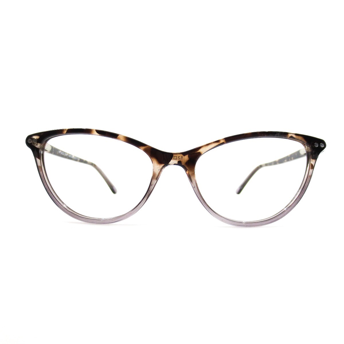 WP 20222 Gray Tortoise Gray Womens Cat-eye Full Rim Eyeglasses 52