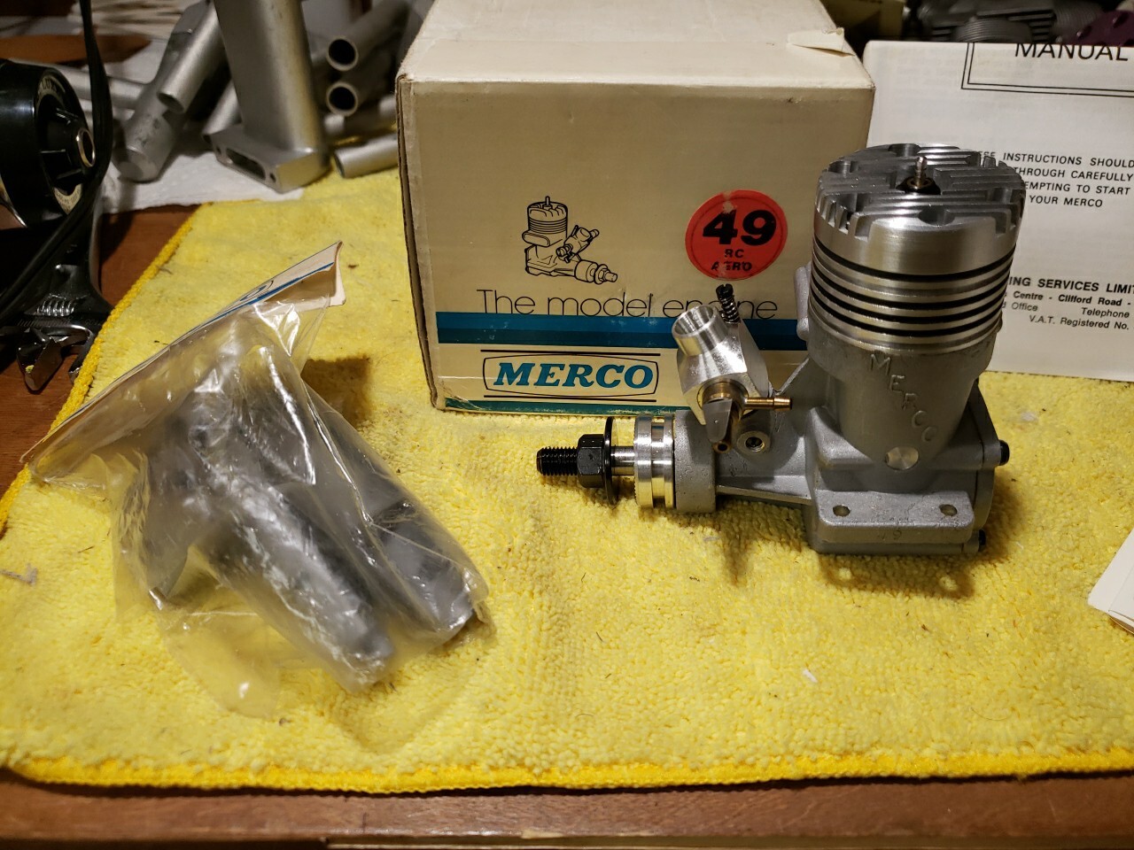 Merco Engine - Merco Aero RC 49 - Merco .49 RC - NIB - F24 | eBay