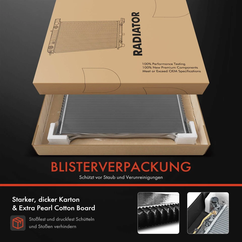 Radiatore acqua radiatore motore cambio automatico per Mazda MX-5 III 8D0121251C - Immagine 4 di 4