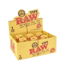 RAW Rolling Paper Rose Tip Limited Edition Handmade Artcraft Rawthentic Full Box
