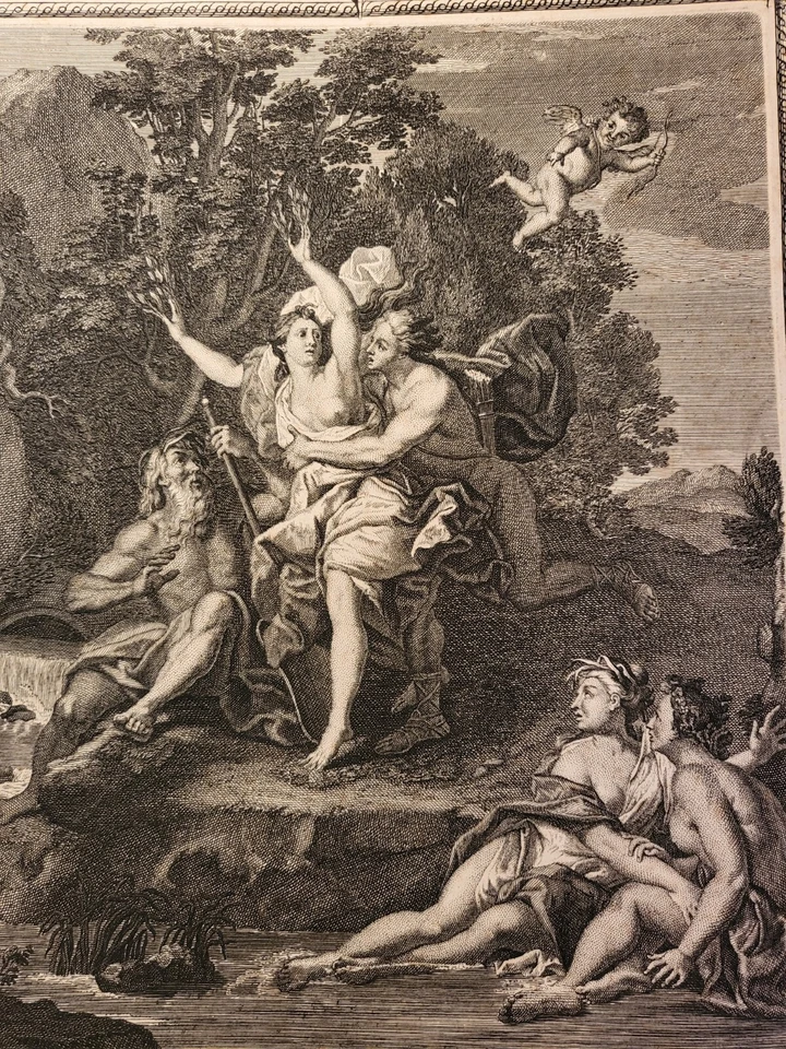 Mythologie - Persée / Daphnée et Apollon - Deux gravures du XVIIIe s. - Photo 3/4