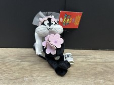 Year of Looney Tunes Penelope Bride May Pink Flowers Mini 4" Beanbag Plush Doll