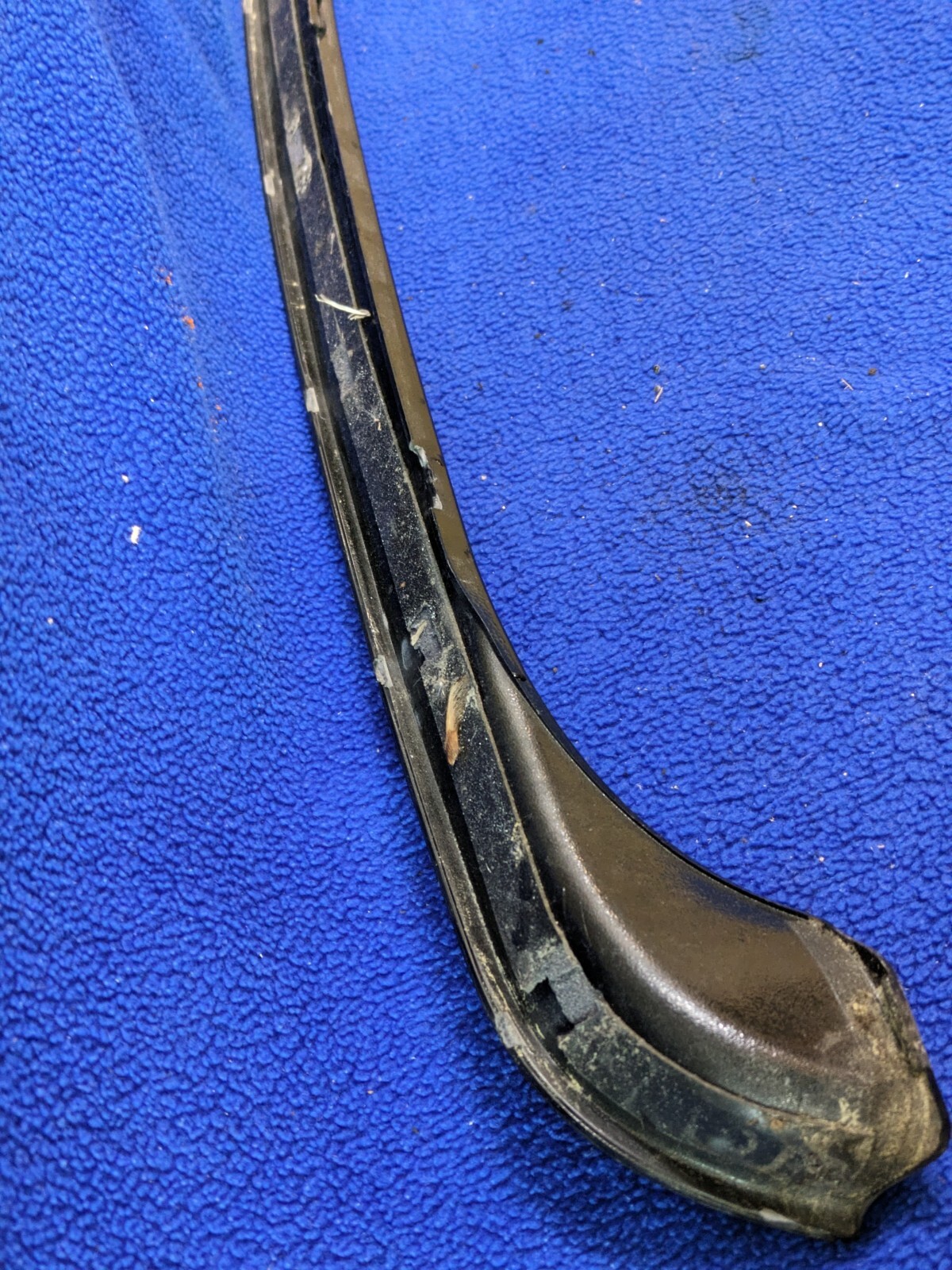 black Bentley Continental Flying Spur Rear Bumper Cover Finisher trim upper
