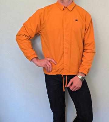 Adidas Shmoofoil Coach Jacket Orange Skate Jacke GR8755 Gr. M