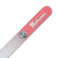 BOHEMIA Czech Glass Nail File in Plastic Case-3D Sticker-Manicure&Pedicure 5491