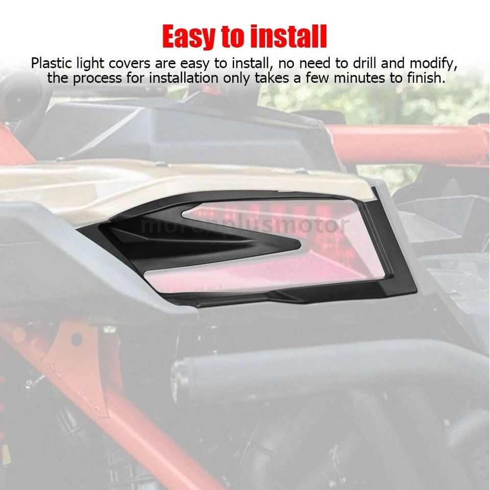 Left Right Rear Taillight Cover Bezel Fit for Can Am Maverick X3 XRS 705010686 - Bild 4 von 4