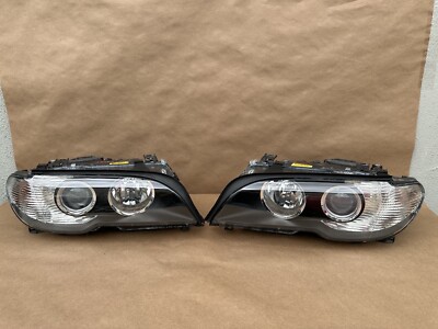 04-06 BMW E46 325CI 330CI M3 2doors Headlights Assy OEM Pair L&R AFS Xenon HID