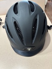 Tippery Sportage Black Riding Helmet with new goggles