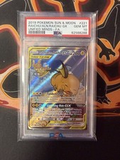 Pokemon Raichu & Alolan Raichu GX Unified Minds Full Alt Art #221 PSA 10 on eBay