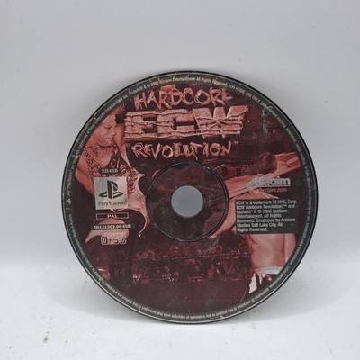 ECW Hardcore Revolution Playstation PS1 Videospiel NUR PAL DISC