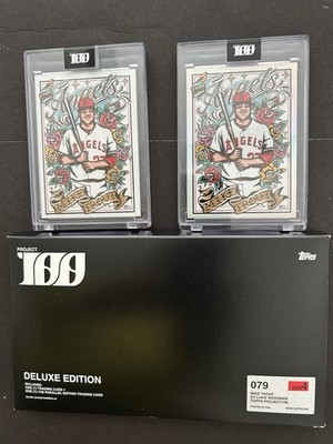 Topps Project 100- Trout, Deluxe Edition, Luke Wessman, #79, (52/100)