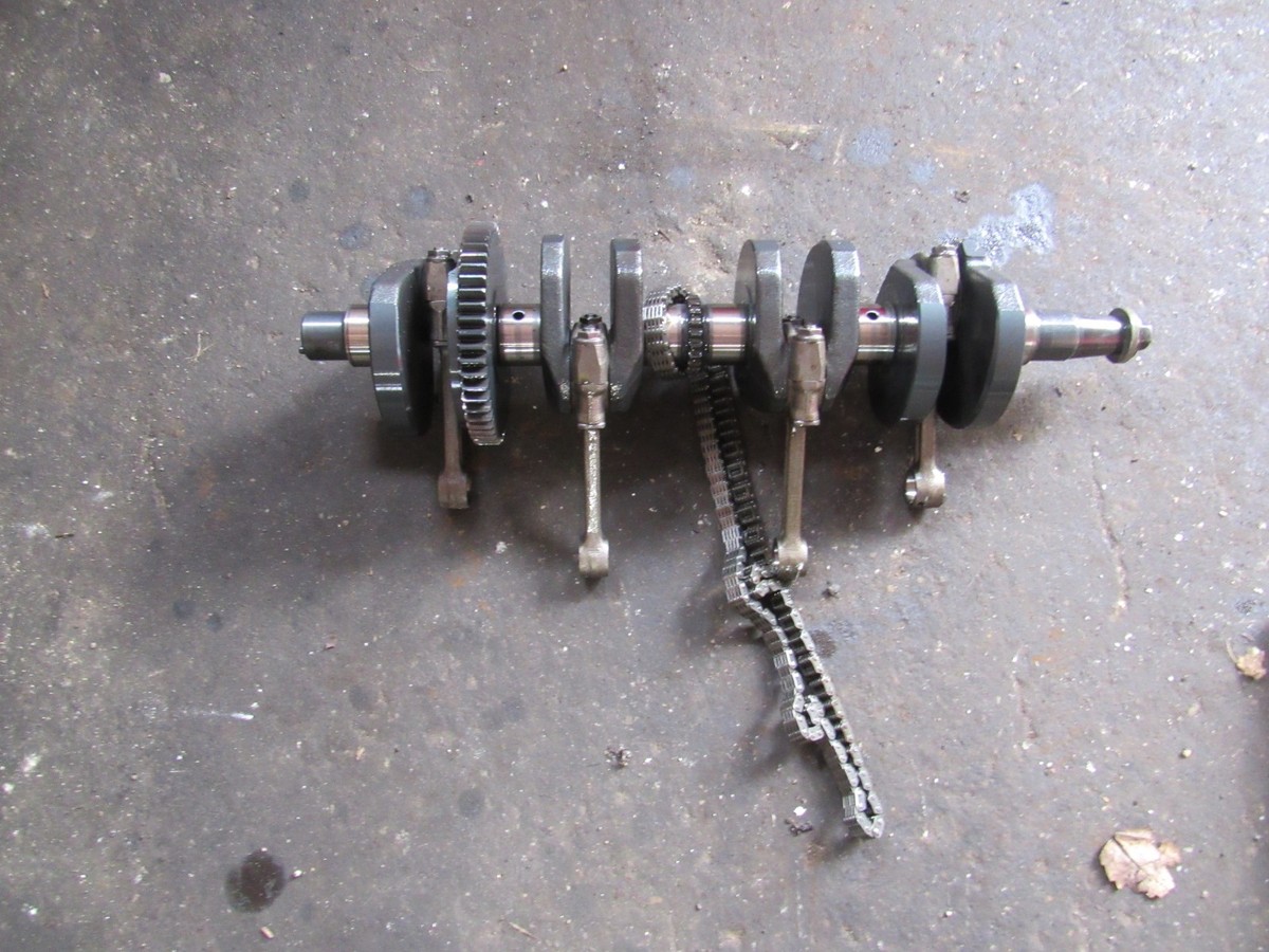1993 kawasaki zx-6 zx600 e crankshaft crank and connecting rods | eBay