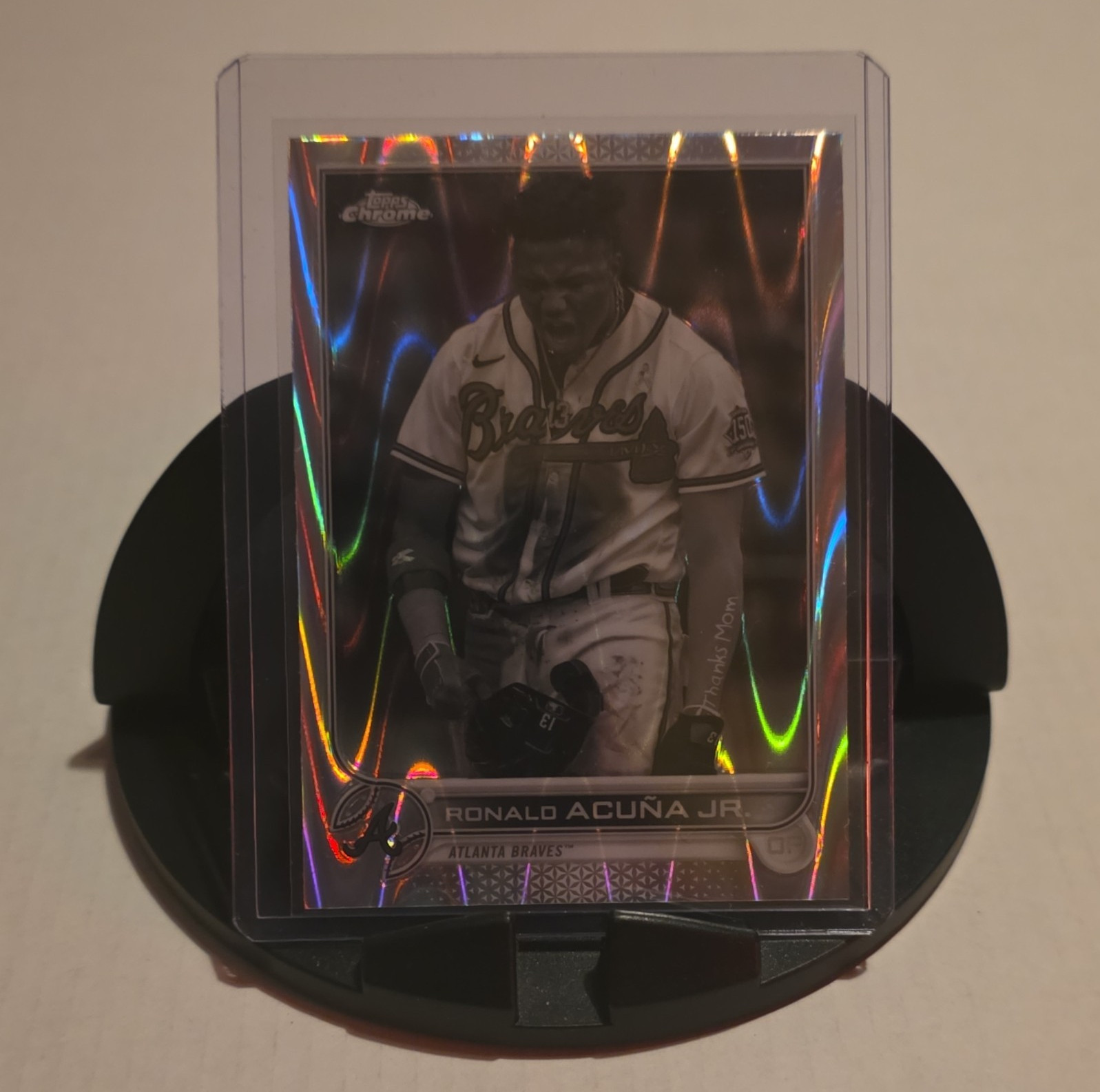 Topps Chrome Ronald Acuña Jr. #165 Atlanta Braves Baseball Card