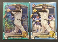 2025 Leo De Vries (RC) Lot; BCP-59 Aqua Shimmer /125 & BP-59 Sky Blue /499