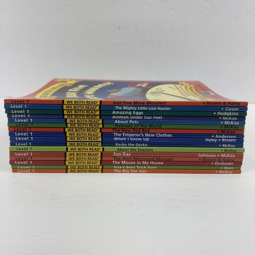 Lot of 16 "We Both Read” Parent-Child Paperback Books Level 1 Learn to Read - Imagen 7 de 8