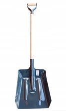 Kohleschaufel 37x120cm Stahl Holzstiel für Kohle, Koks, Schlamm - Neu