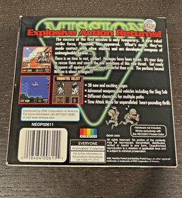 Metal Slug 2nd Mission (Neo Geo Pocket Color, US Release, CIB)