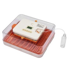 56-Egg Incubator Fully Automatic Turner LED Candler Auto Temp Humidity Control