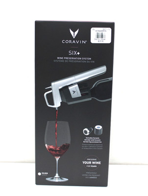 Coravin Model Six + Wine Preservation System, Silver . New