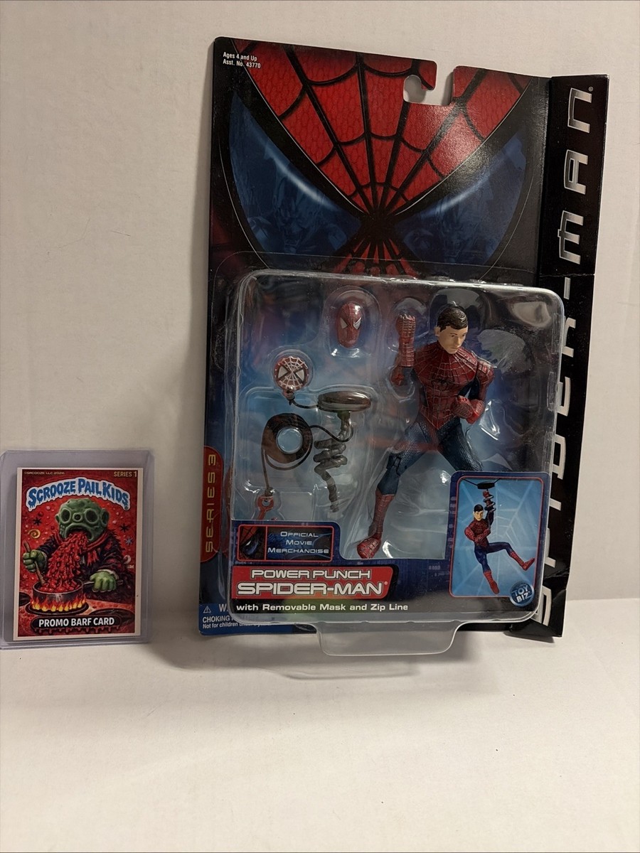 Marvel Spider-Man Movie Power Punch Spider-Man Figure (Toy Biz