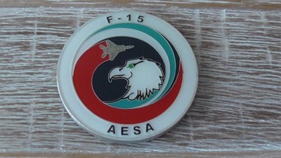 USAF McDonnell Douglas F-15 Eagle AESA Advanced Radar System Challenge Coin D712