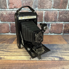 Antique Kodak Jr No 1 Autographic Folding Pocket Bellows Camera Photography