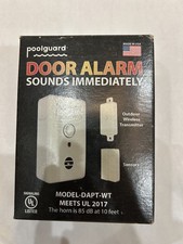 Poolguard DAPT-WT Pool Door Alarm with WIRELESS TRANSMITTER in original box