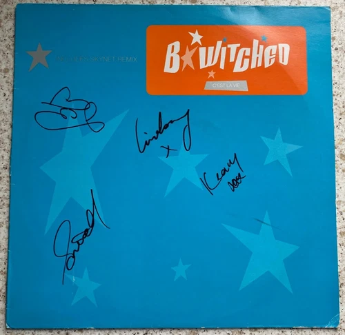 B*WITCHED    **HAND SIGNED**    C'est La Vie Vinyl  ~  AUTOGRAPHED