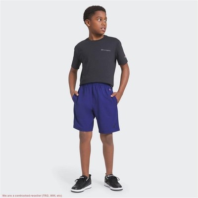 Champion Boys' Stretch Woven Shorts - Dark Blue L *SEE DEAL!!!*