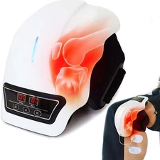 Wireless Knee Massager with Heat Vibration Massage LED Screen Infared Therapy