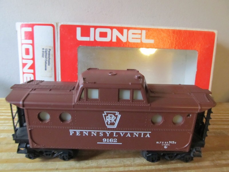 LIONEL 6-9162 PENNSYLVANIA RAILROAD  ILLUMINATED N5c  CABOOSE 0/027 GAUGE