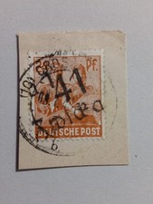 stamp germany sowietische zone, post local